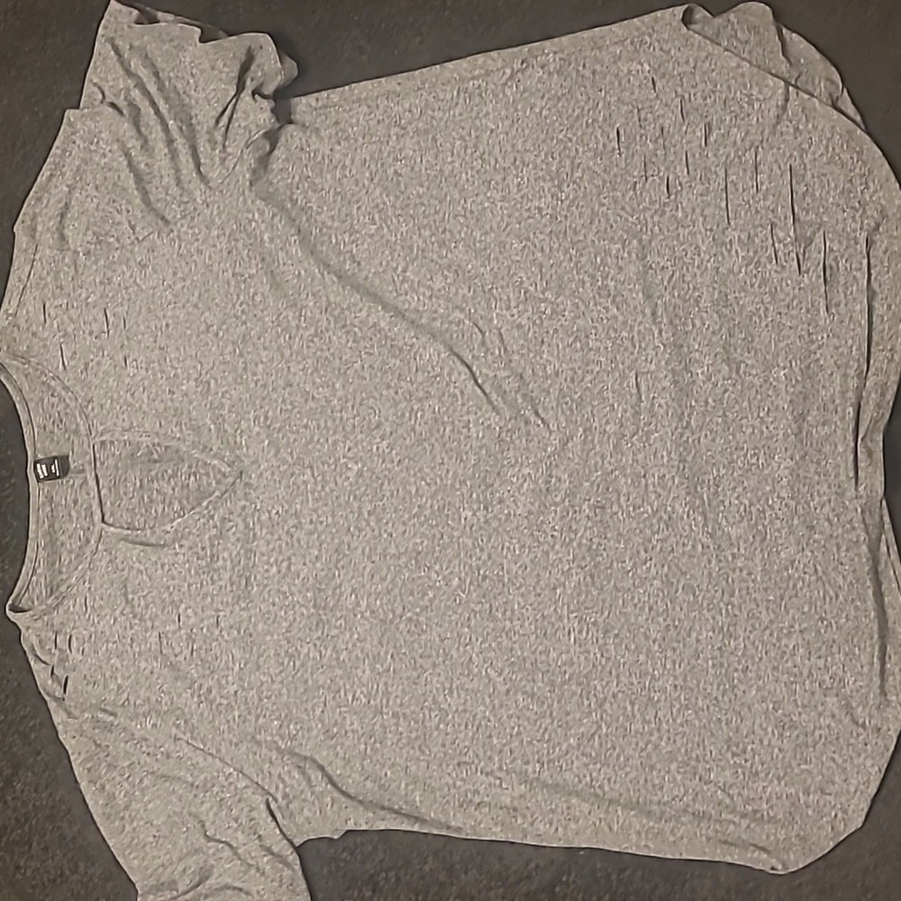 Plus Size Gray T-Shirt